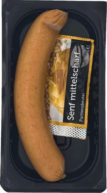 Bockwurst mit Senf