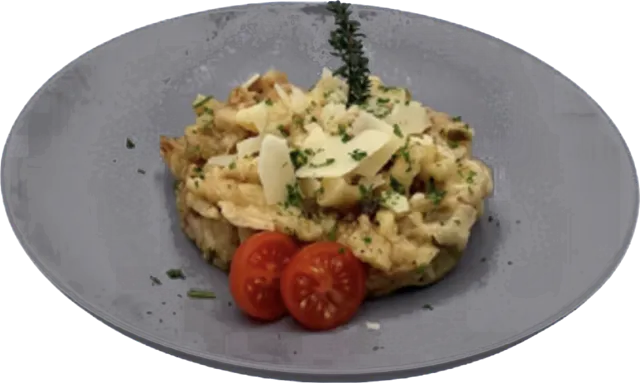 Käsespätzle mit Röstzwiebeln